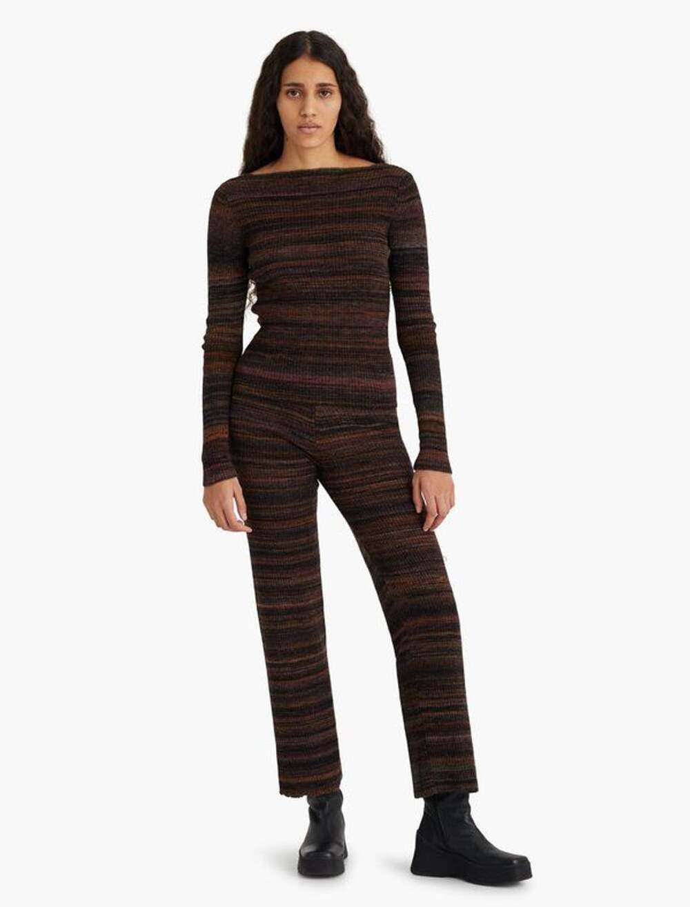 Paloma Wool Fabia Knit Pants Size XS Striped Merino Wool